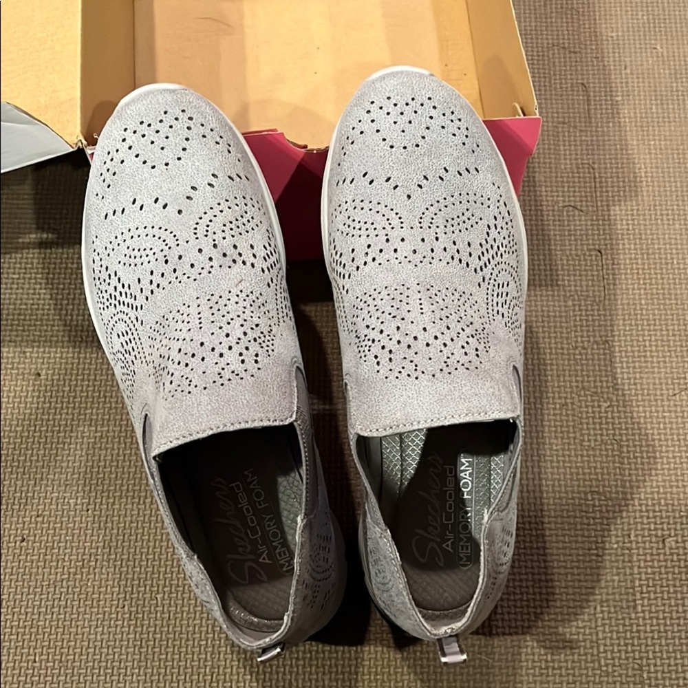 Gray Slip-On Ankle Boots - Picture 2 of 5